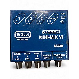 Used Rolls Stereo Mini Mix VI Headphone Amp