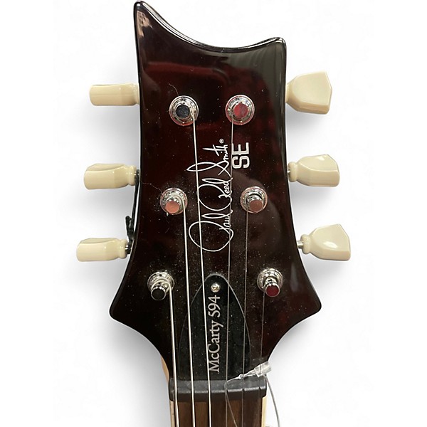 Used PRS SE Singlecut McCarty 594 Black Gold Sunburst Solid Body Electric Guitar
