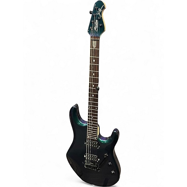 Used Sterling by Music Man JP60 Metallic Aqua Marine Solid Body Electric Guitar