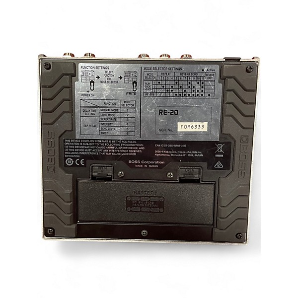Used BOSS RE20 Space Echo Effect Pedal