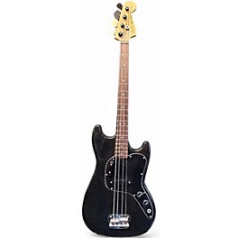 Vintage 1978 Fender MUSIC MASTER BASS Black Electric Bass Guitar