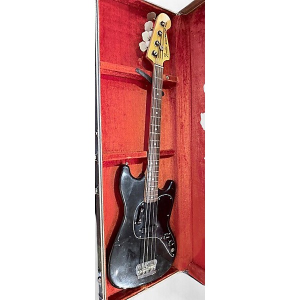 Vintage 1978 Fender MUSIC MASTER BASS Black Electric Bass Guitar