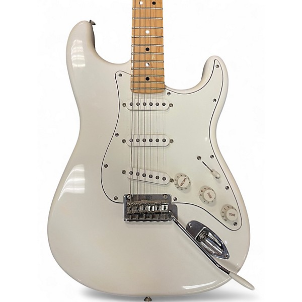 Used Fender Player Stratocaster WHITE Solid Body Electric Guitar
