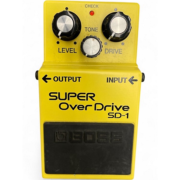 Used BOSS SD1 Super Overdrive Effect Pedal