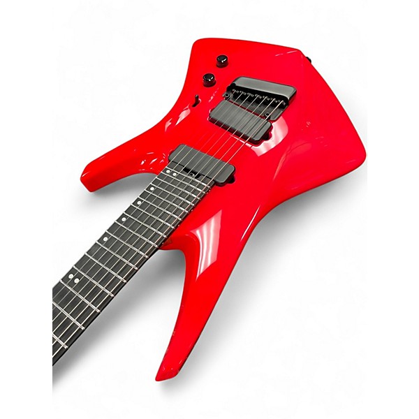 Used Ernie Ball Music Man  Kaizen 7-String PINK Solid Body Electric Guitar