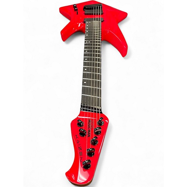 Used Ernie Ball Music Man  Kaizen 7-String PINK Solid Body Electric Guitar