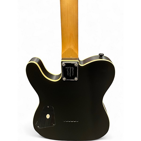 Used Schecter Guitar Research Monster T Black Solid Body Electric Guitar