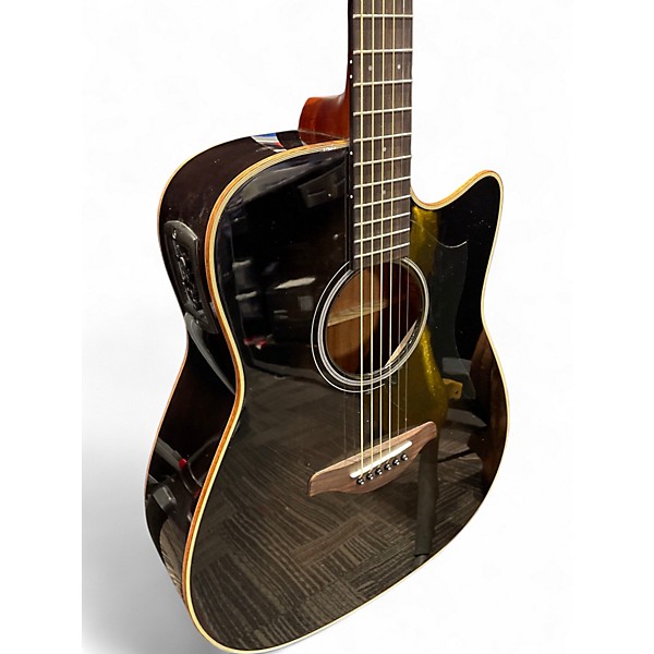 Used Yamaha A1M TRANSPARENT BLACK Acoustic Electric Guitar