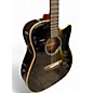 Used Yamaha A1M TRANSPARENT BLACK Acoustic Electric Guitar