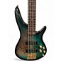 Used Ibanez SR405 5 String Tropical Seafloor Burst Burst Electric Bass Guitar