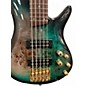 Used Ibanez SR405 5 String Tropical Seafloor Burst Burst Electric Bass Guitar