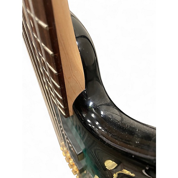 Used Ibanez SR405 5 String Tropical Seafloor Burst Burst Electric Bass Guitar