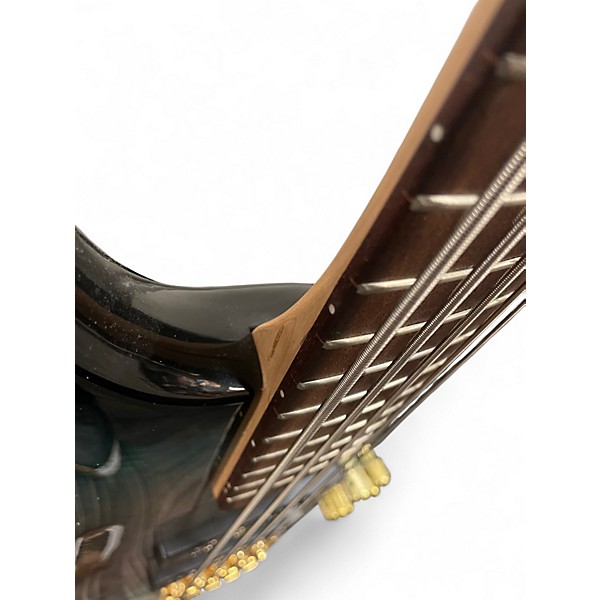 Used Ibanez SR405 5 String Tropical Seafloor Burst Burst Electric Bass Guitar