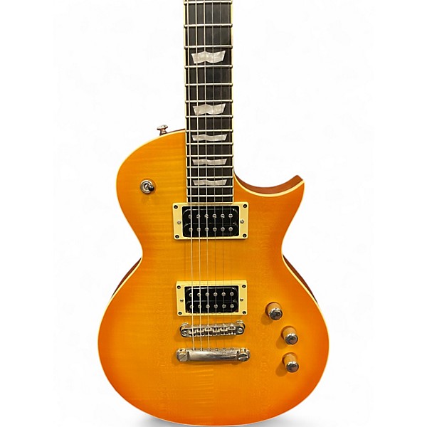 Used ESP LTD EC1000T Deluxe Honey Burst Solid Body Electric Guitar