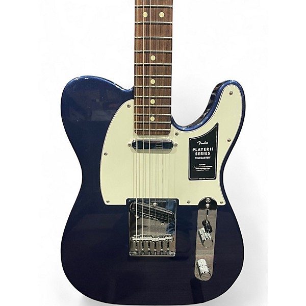Used Fender Player II Telecaster Midnight Blue Solid Body Electric Guitar