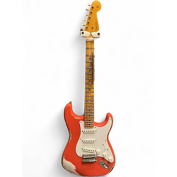 Used 2024 Fender 70TH ANNIVERSARY 1954 HRELIC STRAT TAHITIAN CORAL Solid Body Electric Guitar