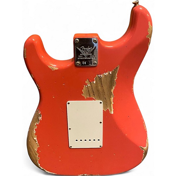 Used 2024 Fender 70TH ANNIVERSARY 1954 HRELIC STRAT TAHITIAN CORAL Solid Body Electric Guitar