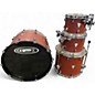 Used Orange County Drum & Percussion 4 Piece Venice Series Satin Red Drum Kit thumbnail