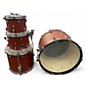 Used Orange County Drum & Percussion 4 Piece Venice Series Satin Red Drum Kit