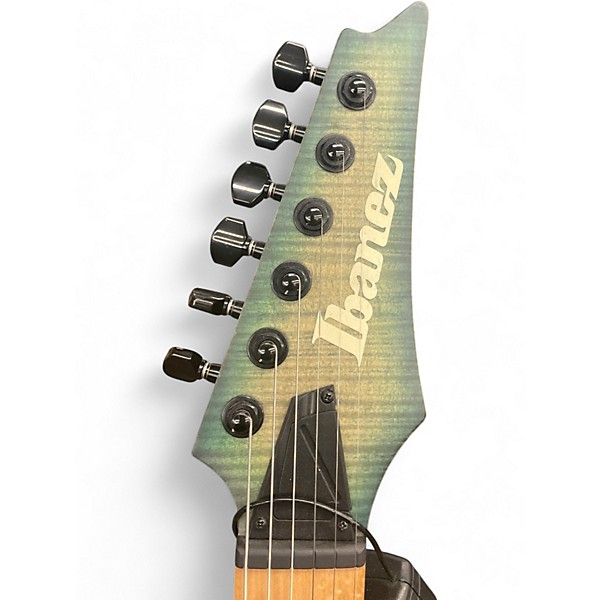 Used Ibanez RGD61AL Stained Sapphire Blue Burst Solid Body Electric Guitar