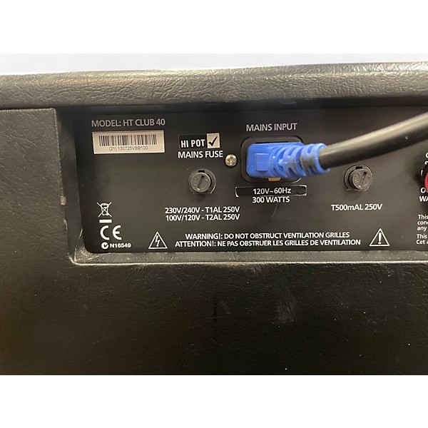 Used Blackstar HT Club 40 Venue 40W 1x12 Tube Guitar Combo Amp