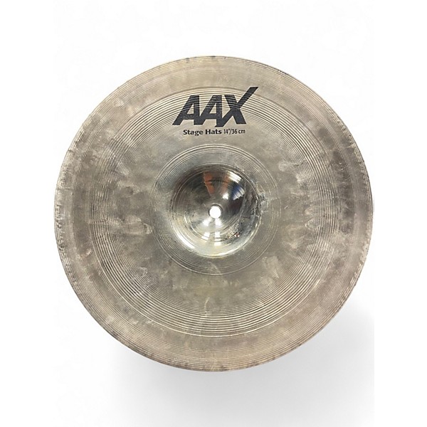 Used SABIAN 14in AAX Stage Hi Hat Pair Cymbal