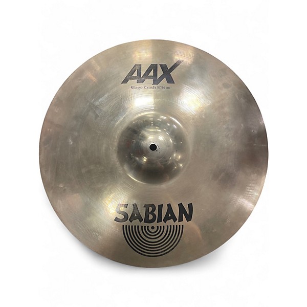 Used SABIAN 18in AAX Stage Crash Cymbal