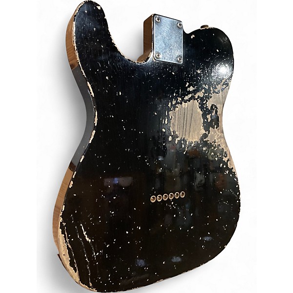 Used Fender CUSTOM SHOP 1952 TELECASTER HEAVY RELIC Black Solid Body Electric Guitar