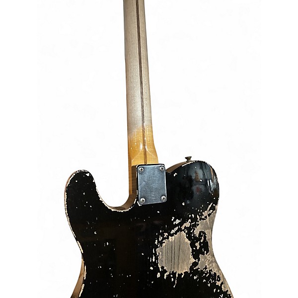 Used Fender CUSTOM SHOP 1952 TELECASTER HEAVY RELIC Black Solid Body Electric Guitar