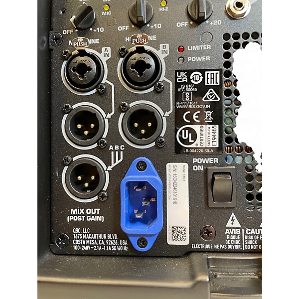 Used QSC k10.2 Powered Speaker