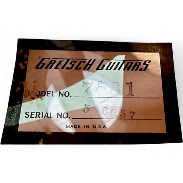 Vintage 1976 Gretsch Guitars 7581 GEORGE VAN EPPS 7 STRING Sunburst Solid Body Electric Guitar