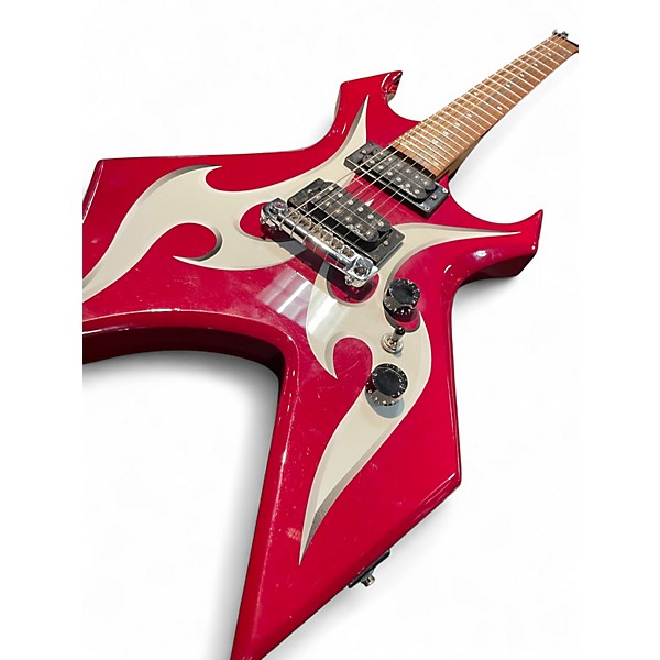 Used B.C. Rich Warlock RED Solid Body Electric Guitar