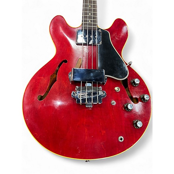Vintage 1960s Gibson EB2 Cherry Electric Bass Guitar