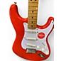 Used Squier Classic Vibe 1950S Stratocaster Fiesta Red Solid Body Electric Guitar