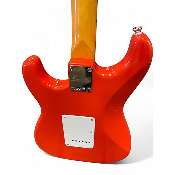 Used Squier Classic Vibe 1950S Stratocaster Fiesta Red Solid Body Electric Guitar