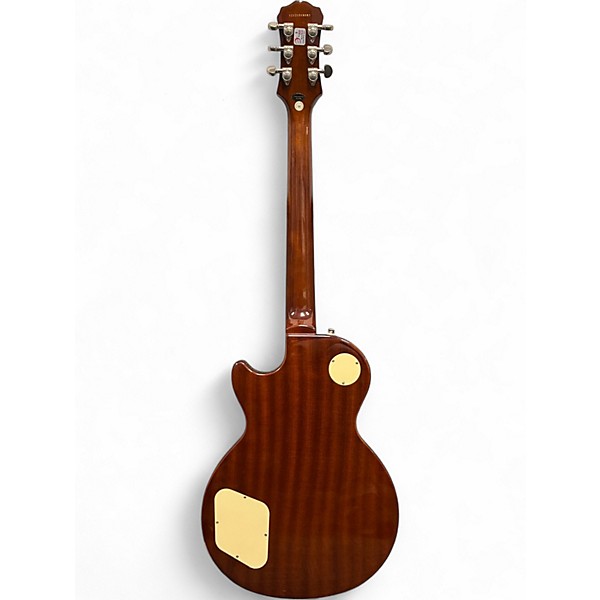 Used Epiphone Les Paul Standard Pro 2 Tone Sunburst Solid Body Electric Guitar