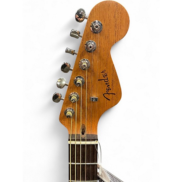 Used Fender HIGHWAY DREADNOUGHT Natural Acoustic Electric Guitar