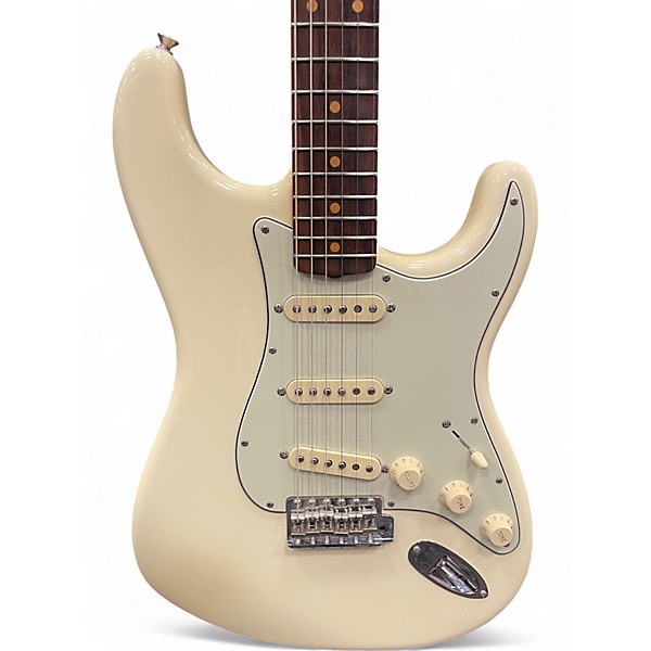 Used Fender American Vintage Ii 1961 Strat Olympic White Solid Body Electric Guitar