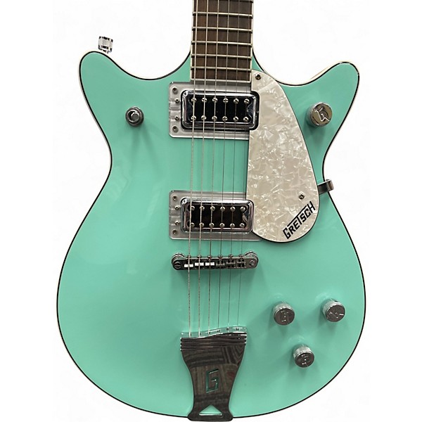 Used Gretsch Guitars G5237 Electromatic Double Jet Surf Green Solid Body Electric Guitar