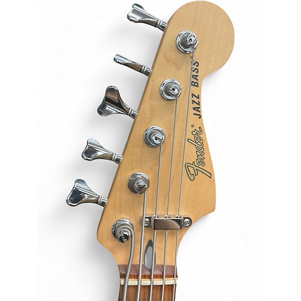 Used Fender Player Plus Jazz Bass V Olympic Pearl Electric Bass Guitar