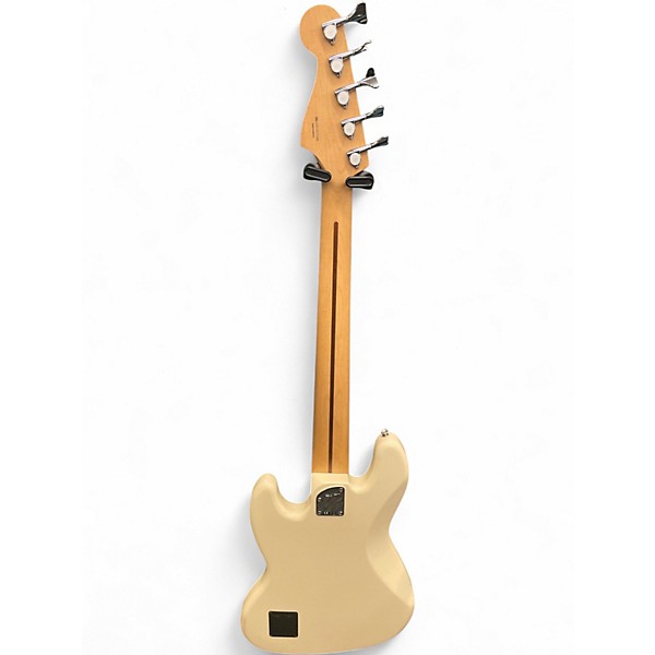 Used Fender Player Plus Jazz Bass V Olympic Pearl Electric Bass Guitar