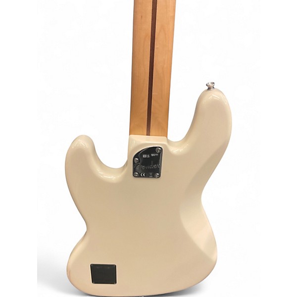 Used Fender Player Plus Jazz Bass V Olympic Pearl Electric Bass Guitar