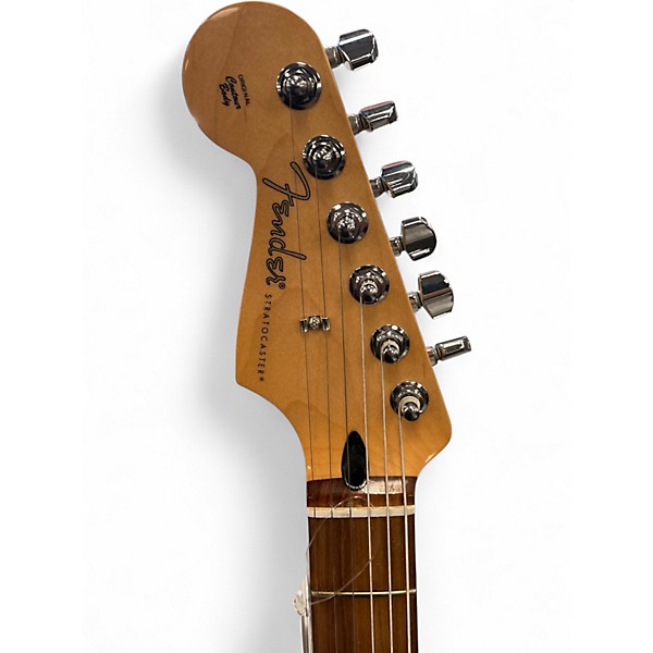 Used Fender Player Stratocaster Left Handed Black Solid Body Electric Guitar