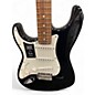 Used Fender Player Stratocaster Left Handed Black Solid Body Electric Guitar