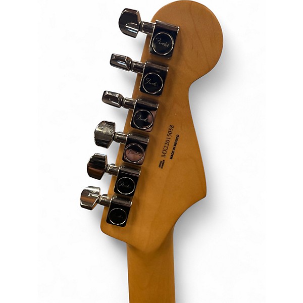 Used Fender Player Stratocaster Left Handed Black Solid Body Electric Guitar