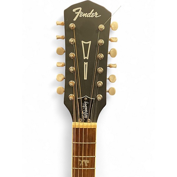 Used Fender Tim Armstrong Hellcat-12 String Brown 12 String Acoustic Guitar