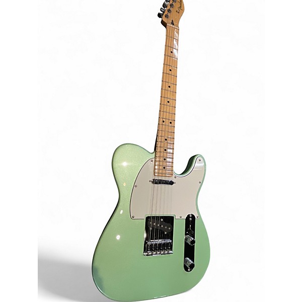 Used Fender Player Telecaster Seafoam Pearl Solid Body Electric Guitar