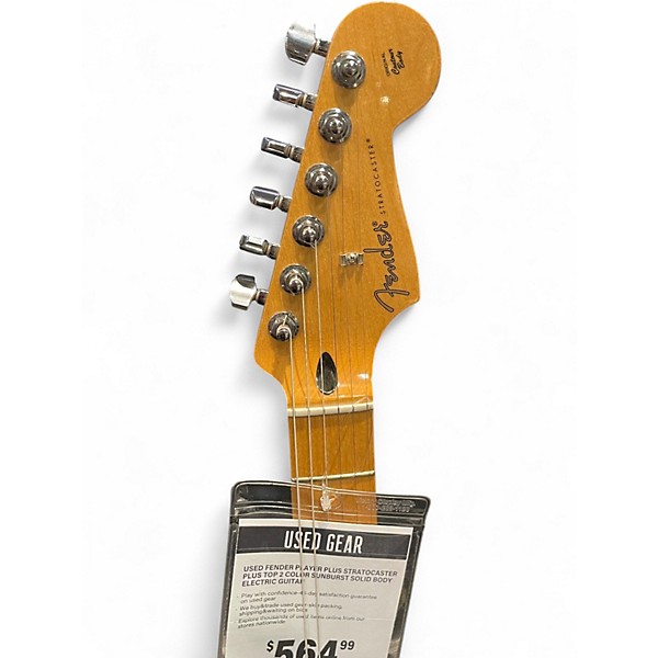 Used Fender Player Plus Stratocaster Plus Top 2 Color Sunburst Solid Body Electric Guitar