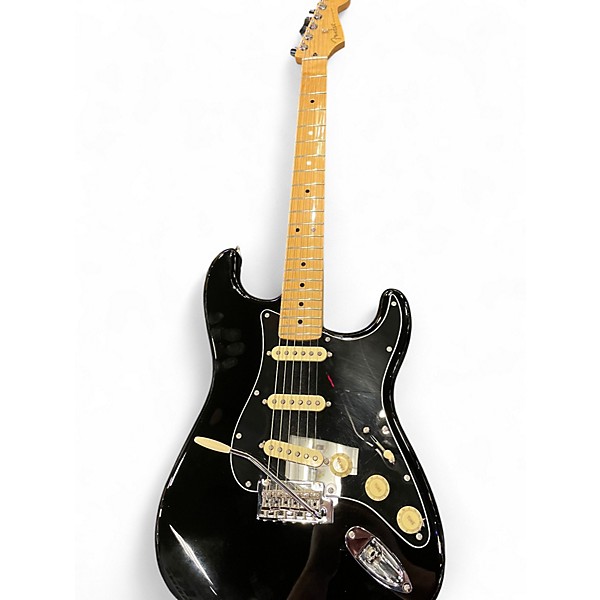 Used Fender Player Stratocaster Black Solid Body Electric Guitar