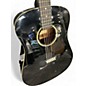 Used 1990s Aria AW 75B Black Acoustic Guitar